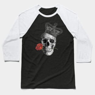 Crown Skull Baseball T-Shirt